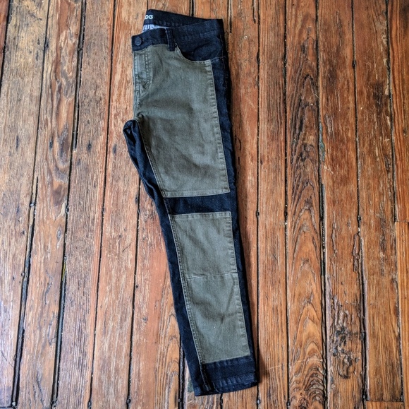OU black and army green pants - Picture 7 of 7
